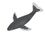 Custom Humpback Whale, 7" L x 4 1/2" W x 1 3/4" H, Price/piece