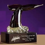 Custom Gray Whale Tail Award (8