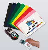 Custom Vertical Thin Card Holder (4-Color), 2 1/4