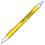 Custom Caramba Good Write Ballpoint Pen (Yellow/White Trim), Price/piece