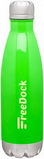Custom 17 Oz. Neon Green H2Go Force Bottle, 10.375