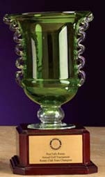 Custom Glass Art Trophy (9.5")