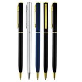 Custom Berkley Ballpoint Pen with Chrome Trim (Gold Tone)