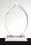 Custom 121-FL09CZ  - Flame Award with Base-Starfire Glass, Price/piece