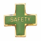 Blank Safety Award Lapel Pins (Safety Cross), 5/8