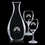Custom 33 Oz. Riley Wine Carafe with 2 Wine Glasses, Price/piece