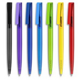 Custom Colorful Series Plastic Ballpoint Pen, 5.55" L x 0.39" W