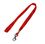 Custom Red Tubular Lanyards 2/5" (10Mm), Price/piece