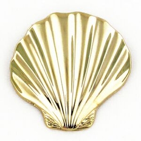Blank Animal Pin - Sea Shell, 3/4" W