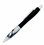 Custom Curved Black Pen with Marbleized Grip - Black (ENGRAVED), Price/piece