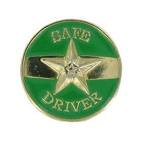 Blank Safety Award Pins (Safe Driver), 3/4" Diameter