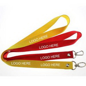 Custom Polyester Lanyards, 3/4" W x 39" L