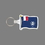 Key Ring & Full Color Punch Tag W/ Tab - Flag of French Southern & Antarctic Lands, Price/piece