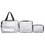 Custom Clear Pvc Travel Organizers Bag, 11.81" L x 8.66" W x 3.94" H, Price/piece