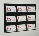 Custom 9-pocket Wall Mount Business Card Holder