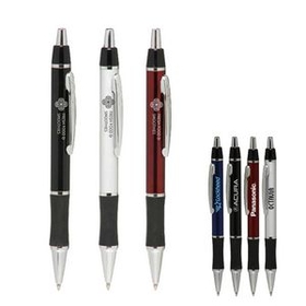 Custom Shiny Chrom Trim Metallic Pen, 0.6" W x 6" L