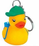 Custom Rubber Student Duck Key Chain