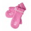 Blank Fleece Lined Mittens - Pink, Price/pair