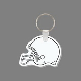 Key Ring & Punch Tag - Football Helmet (Left Side View)