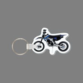 Key Ring & Full Color Punch Tag - Off Road Motorcycle