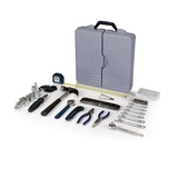 Custom Professional Deluxe Tool Kit w/ 22 Piece Ratchet Set (Blue & Black Handles)