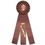 Custom 15" Stock Rosettes/Trophy Cup On Medallion (9th Place), Price/piece