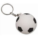 Custom Stress Soccerball Keyring, 40mm L x 40mm W x 40mm H