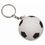 Custom Stress Soccerball Keyring, 40mm L x 40mm W x 40mm H, Price/piece