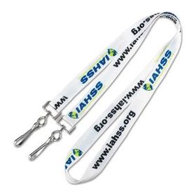 Custom Event 1" Lanyards Micro Weave or Ultra Weave Polyester (Dye Sublimated)