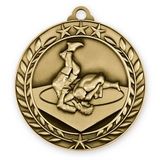 Custom 1 3/4'' Wrestling Medal (G)