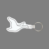 Custom Key Ring & Punch Tag W/ Tab - Flying Goose