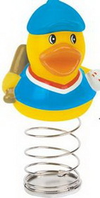 Custom Rubber Baseball Duck Bobble