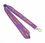 Custom Purple Polyester Lanyards 1/2" (12 Mm) Wide, Price/piece