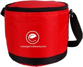 Custom Round Cooler Bag, 6" W x 8" H