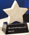 Custom Marble Star Award (4.5