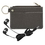Custom Heathered Wallet & Earbuds Kit, 4 7/8" W x 3 1/2" H, Price/piece