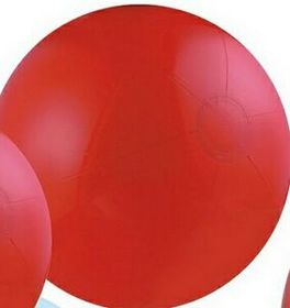 Custom Inflatable Solid Red Beach Ball - 24"