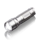 Custom The Cortes LED Flashlight - Silver, 1.4375