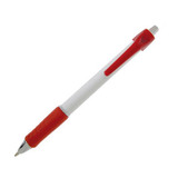 Custom Retractable Grip Pen w/Color Matching Clip