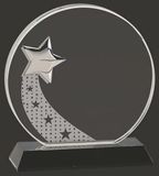 Custom StarFlight Crystal Award M, 6 1/4