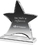 Custom Clear Moving Star Award (6 1/2"x 7 1/4"x 3/4") Laser Engraved, Price/piece