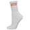 Custom Super Soft Cotton Crew Sock with Printed Applique, Price/pair