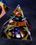 Custom Crystal Rainbow Pyramid With Center Dome (2"x2"x2-1/8"), Price/piece