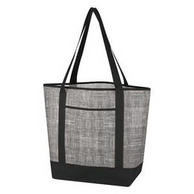 Custom Bellevue Non-Woven Tote Bag, 17 1/4" W x 13 3/4" H