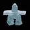 Custom Frosted Inukshuk Sculpture (6"), Price/piece