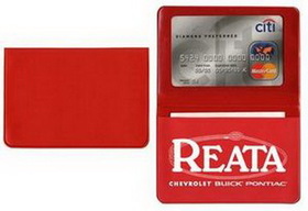 Custom Card Case w/ 1 Clear Pockets / 4 3/8"x5 7/8"