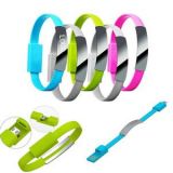 Custom Android Silicone Charging Data Cable Bracelet Wristband, 8 2/3