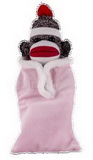 Custom Orginal Sock Monkey (Plush) in Baby Sleeping bag 16