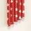 Custom Paper Straws Red White Stars Pattern - 7.70" x .25" Biodegradable, Price/piece