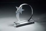 Custom Star-Maker Round Crystal Shooting Star Award S, 6